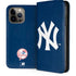 MLB New York Yankees - Solid Distressed iPhone 15 Pro Max Folio Case